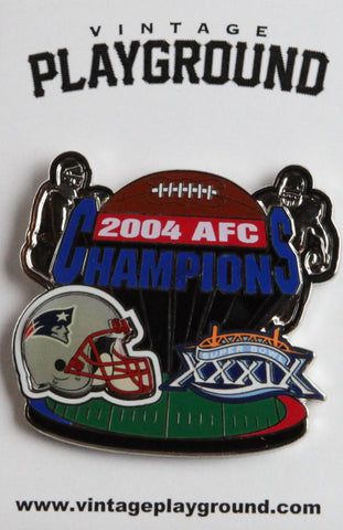 Vintage Super Bowl XXXIX (39) AFC Champion Collectors Pin