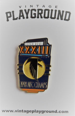 Vintage Super Bowl XXXIII (33) NFC Champion Pin