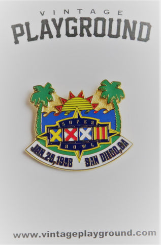 Vintage Super Bowl XXXII (32) Collectors Pin