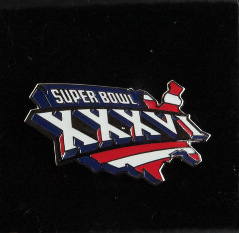 Vintage Super Bowl XXXVI (36) USA Pin
