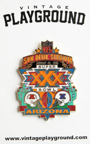 Vintage Super Bowl XXX (30) Arizona Pin