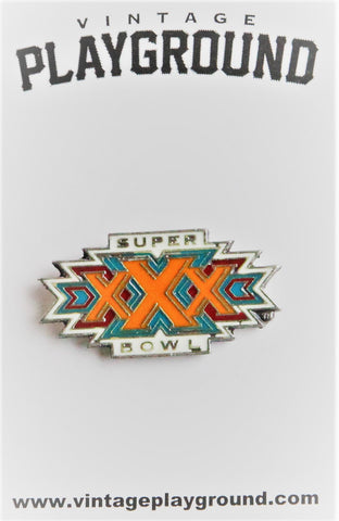 Vintage Super Bowl XXX (30) Logo Pin