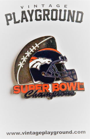 Vintage Denver Bronco Super Bowl Champion Pin