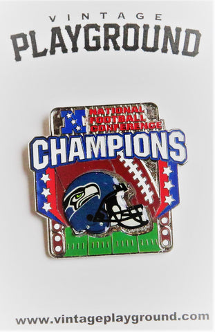 Vintage Seattle Seahawk NFC Champion Pin
